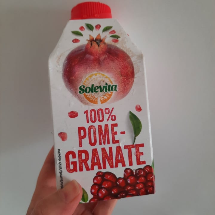 photo of Solevita 100% Pomegranate shared by @aleago on  08 Jul 2022 - review