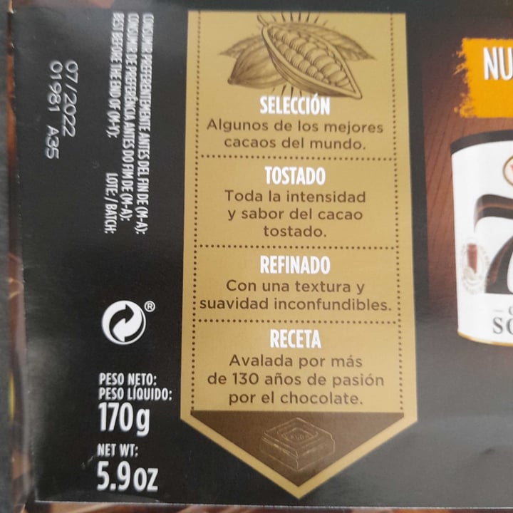 photo of Valor Chocolate 92% shared by @danielgl on  26 Oct 2021 - review