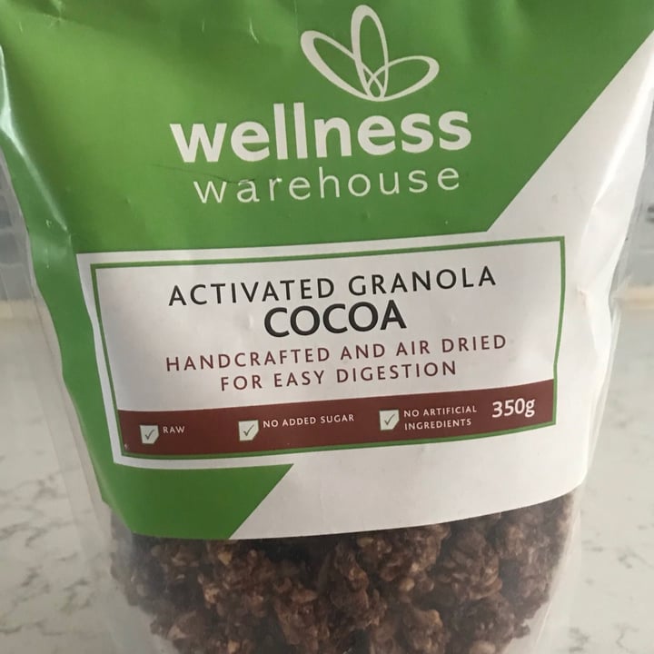 photo of Wellness Warehouse Activated Granola - Cocoa shared by @themissyb on  14 Aug 2021 - review