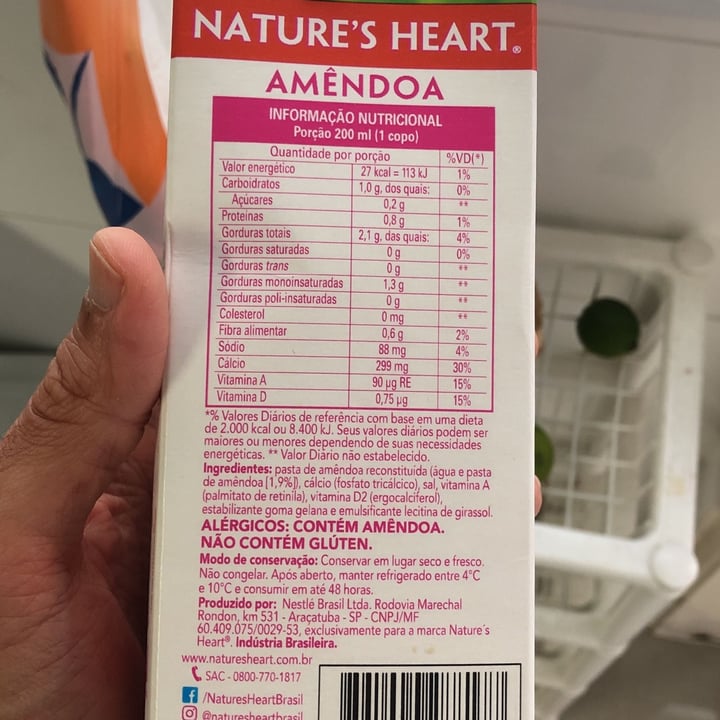 review photo of Nature's Heart Bebida de amêndoas shared by @ferrovillas on 21 Aug 2022 - review