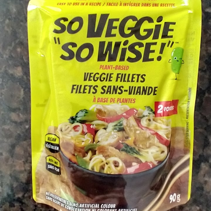 photo of So veggie so wise Veggie fillets / Filets sans-viande shared by @daniellehart on  24 Feb 2022 - review