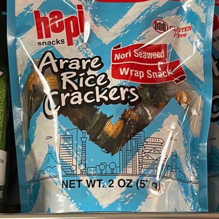 photo of Hapi snacks Arare rice crackers shared by @iuamos on  29 Jun 2021 - review