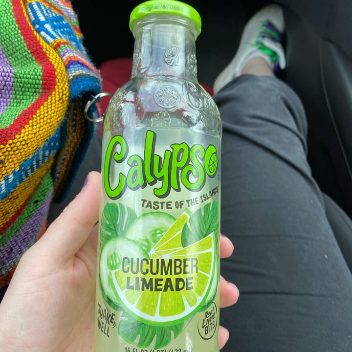 review photo of Calypso cucumber limeade shared by @heathertheveganmaw on 07 May 2022 - review