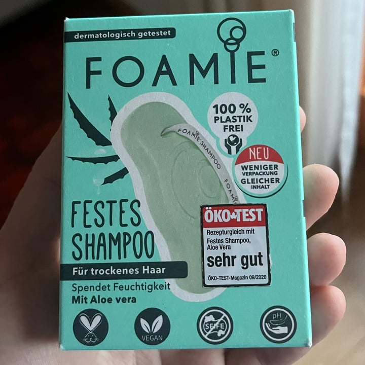 photo of Foamie  Festes Shampoo shared by @alealbe on  12 May 2022 - review