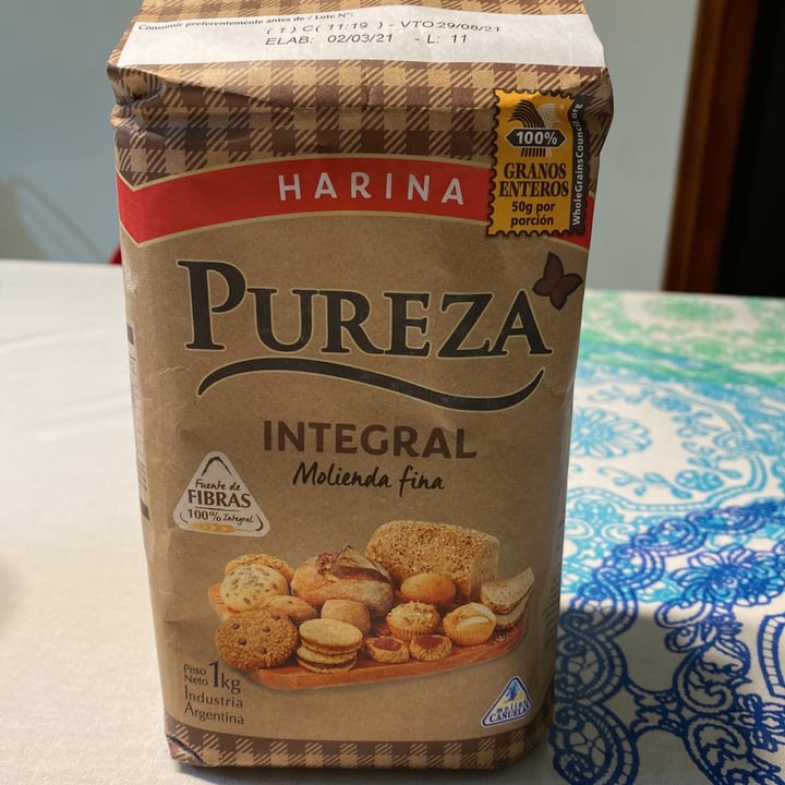 photo of Pureza Harina Integral 100% grano entero shared by @ramix on  09 Jul 2021 - review
