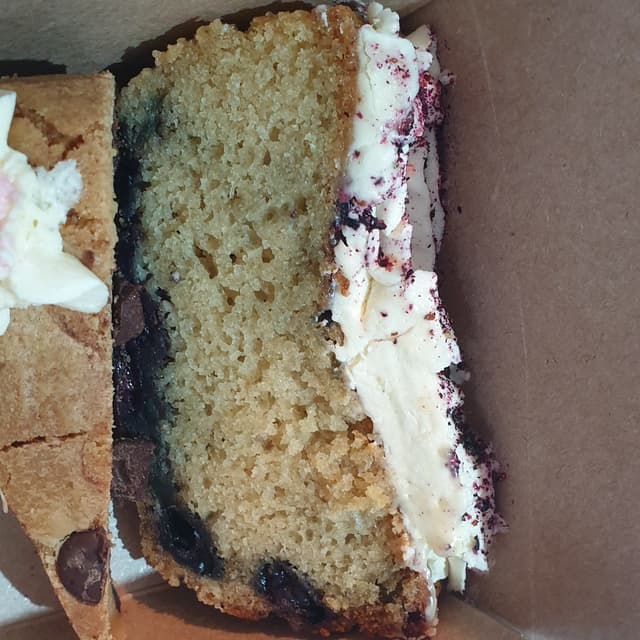 Foto do prato “Blueberry Cake”