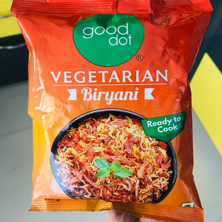 photo of good dot Vegetarian Biryani shared by @veganniran on  10 Oct 2021 - review