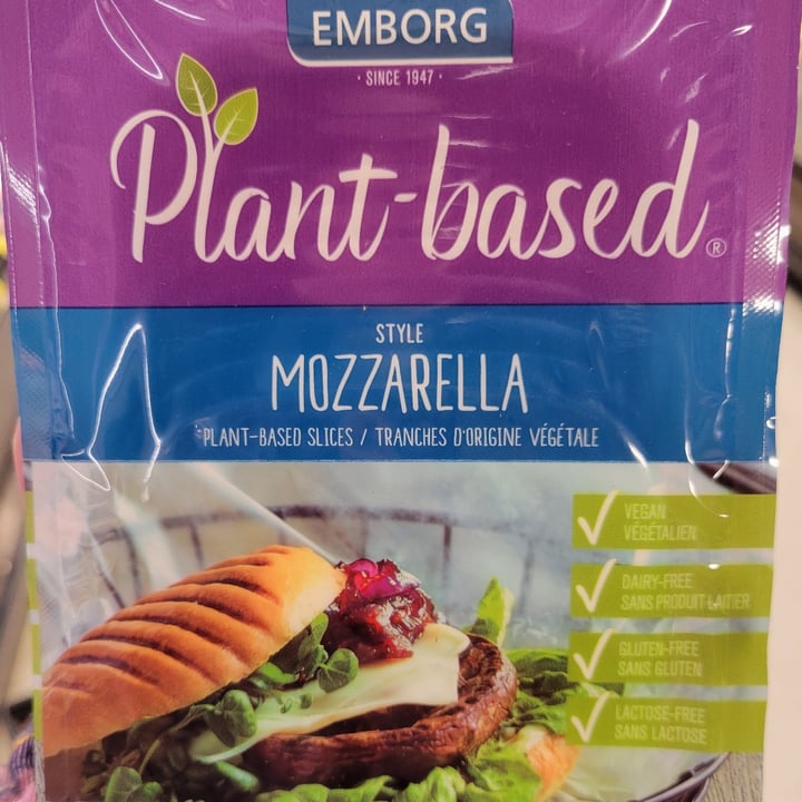photo of Emborg Emborg Mozzarella Style Dairy Free Slices shared by @vickienoble on  22 May 2022 - review