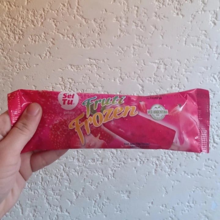 photo of Sei Tu Helado de Agua sabor Frutilla shared by @vmoongirl on  12 Sep 2021 - review