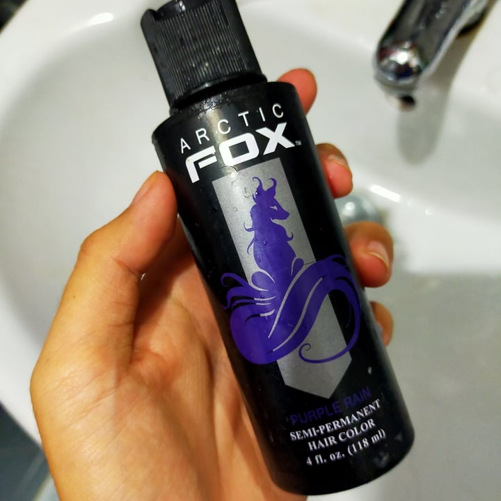 photo of Arctic Fox Purple Rain Semi-permanent Hair Color shared by @musclecookie on  26 Oct 2020 - review