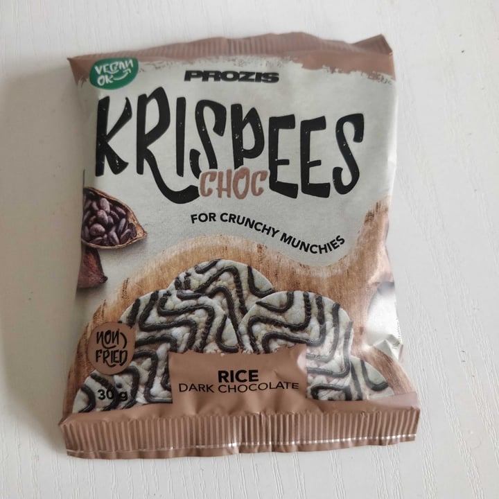 photo of Prozis Krispees choc shared by @lofacciovegetariano on  04 Apr 2022 - review
