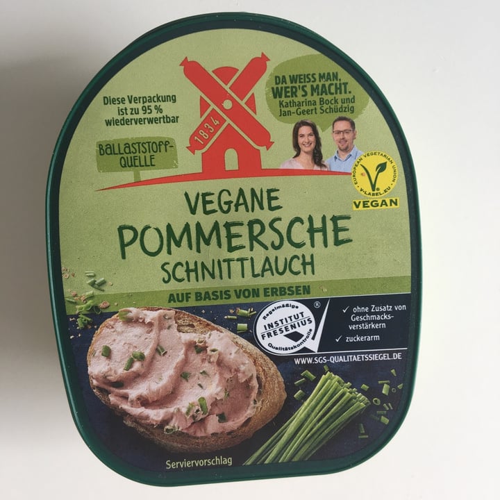 review photo of Rügenwalder Mühle Vegane Pommersche Schnittlauch shared by @flexetarier on 06 Oct 2021 - review