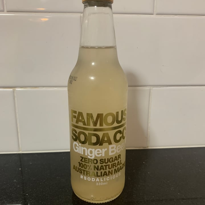 photo of Famous Soda Co Ginger Beer shared by @natski on  17 Aug 2021 - review