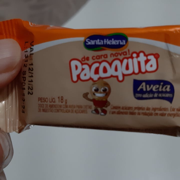 review photo of Santa Helena Paçoquita Aveia shared by @sandrafuzetto on 21 Aug 2022 - review