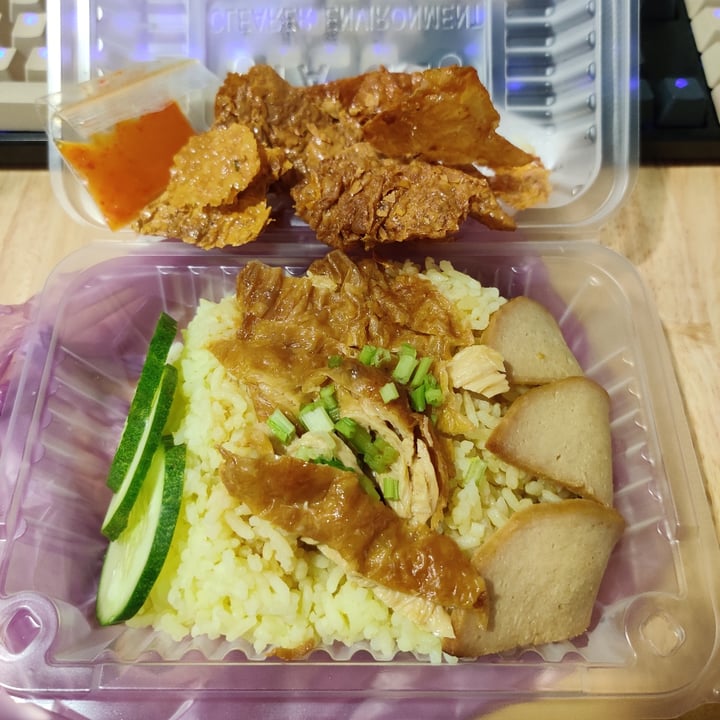 photo of Xing Xing Wang Food Court Vegetarian Chicken Rice shared by @feliciousx on  23 Dec 2021 - review