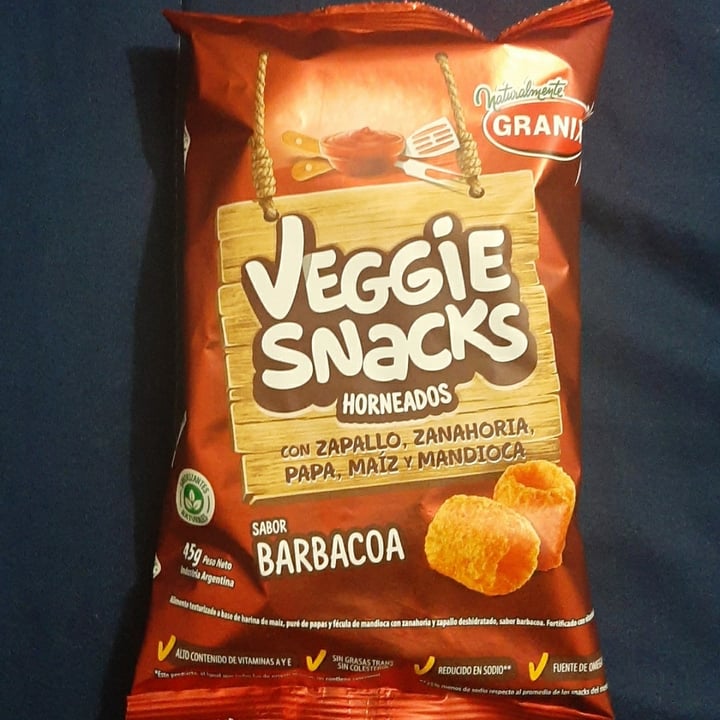 photo of Granix Veggie Snacks Sabor Barbacoa shared by @vegancyl on  04 May 2021 - review