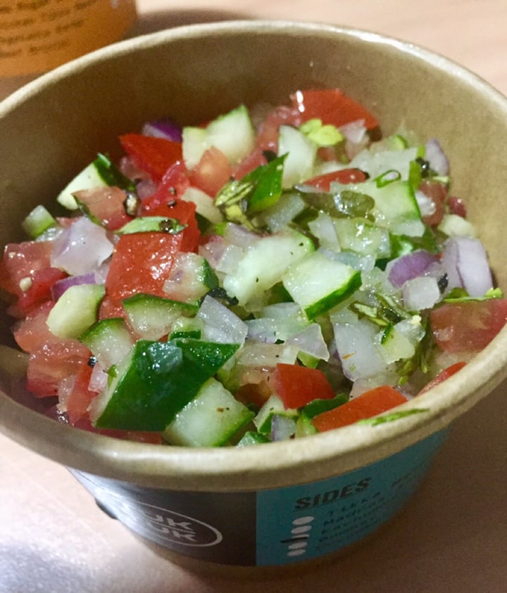 photo of TukTuk South Indian Food Kachumber Salad shared by @beachtownvegan on  30 Oct 2019 - review