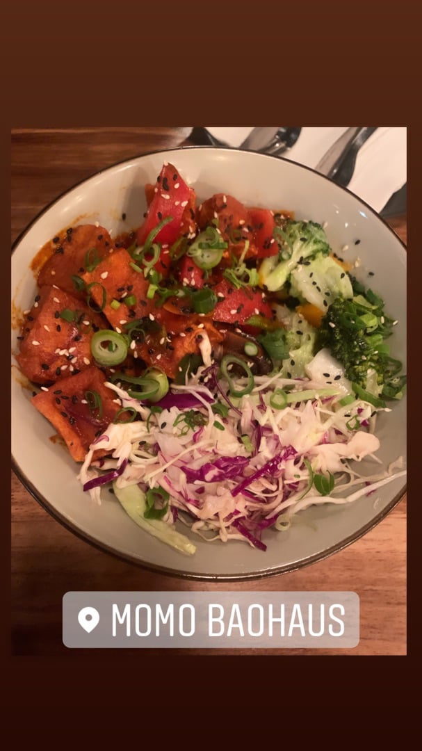 review photo of Momo Baohaus Szechuan Bowl shared by @victorialynch on 26 Sep 2019 - review