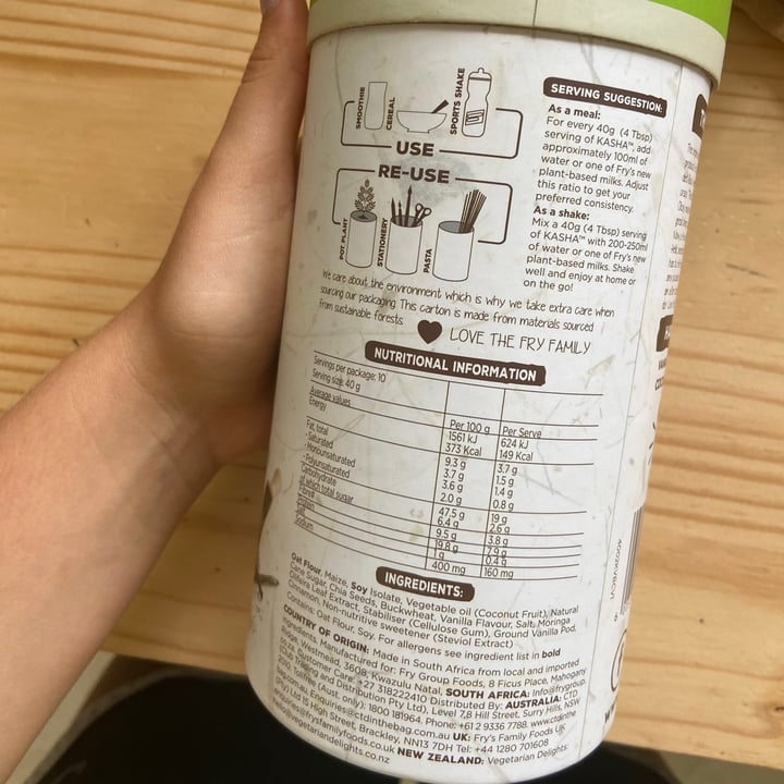 photo of Fry's Family Food Kasha Cacao shared by @vegan28 on  26 Apr 2020 - review