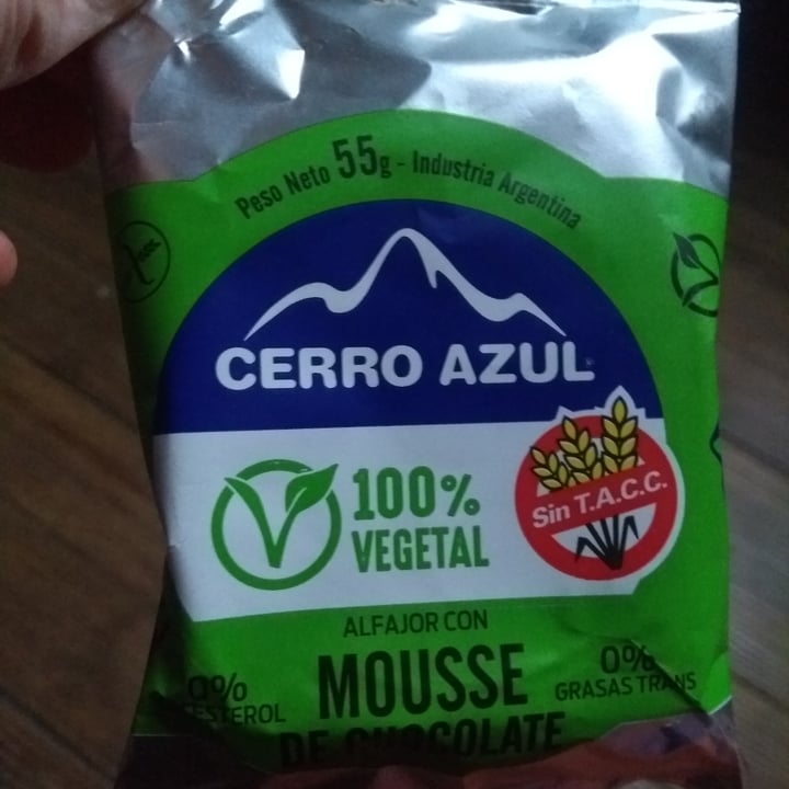 review photo of Cerro Azul Alfajor Mousse de Chocolate shared by @merme on 31 May 2022 - review