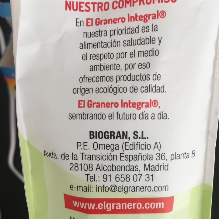 photo of El Granero Integral quinoa hinchada de cultivo ecológico shared by @letisia on  04 Jul 2021 - review