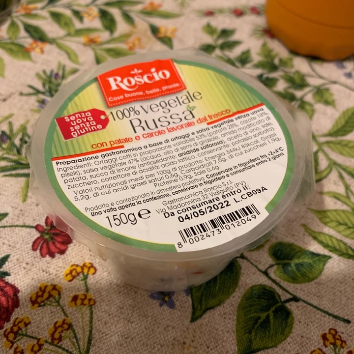 review photo of Roscio Insalata Russa 100% vegetale shared by @giulifrida on 27 Mar 2022 - review