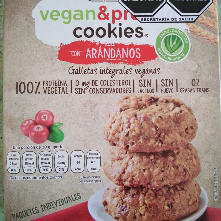 photo of Taifeld’s Vegan & Protein Cookies con Arándanos shared by @esmeraldasibaj on  23 Dec 2021 - review