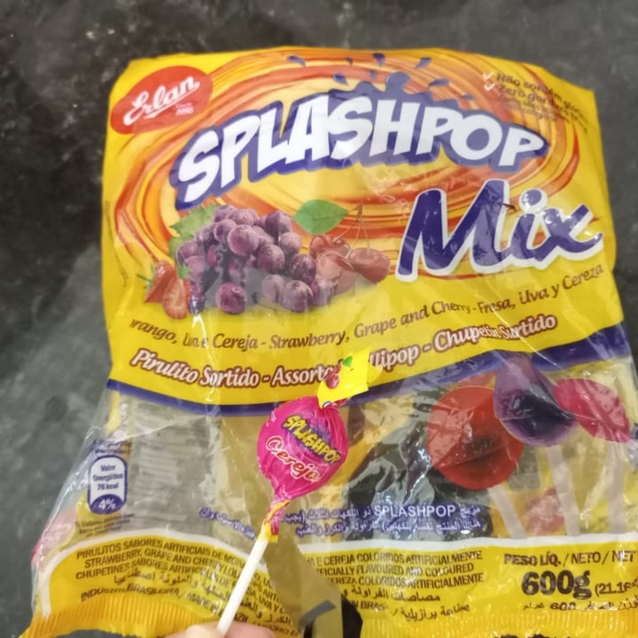 photo of erlan Pirulitos Sortidos Splashpop Mix 600g (Erlan) shared by @meireyumi on  06 Oct 2022 - review