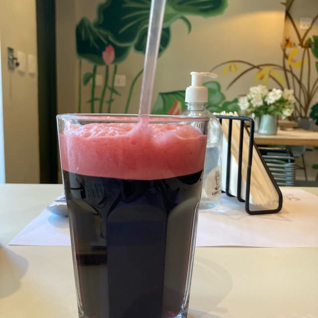 Foto do prato “agua de jamaica”
