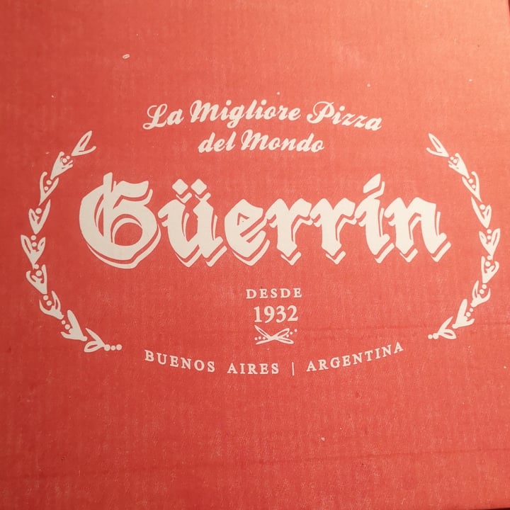 photo of Pizzería Güerrin Pizza Fugazzeta Vegana shared by @coconejito on  14 Mar 2022 - review