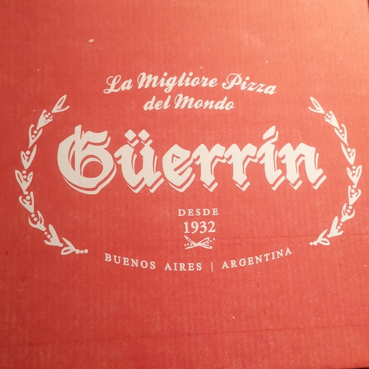review photo of Pizzería Güerrin Pizza Fugazzeta Vegana shared by @coconejito on 14 Mar 2022 - review