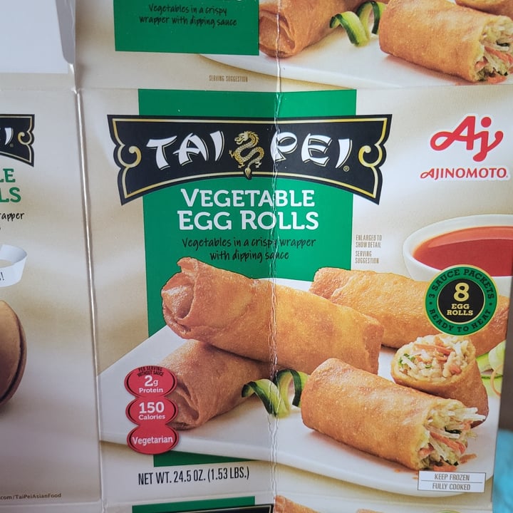 photo of Tai Pei Vegetable Egg Rolls shared by @veganwildflower on  02 Apr 2022 - review