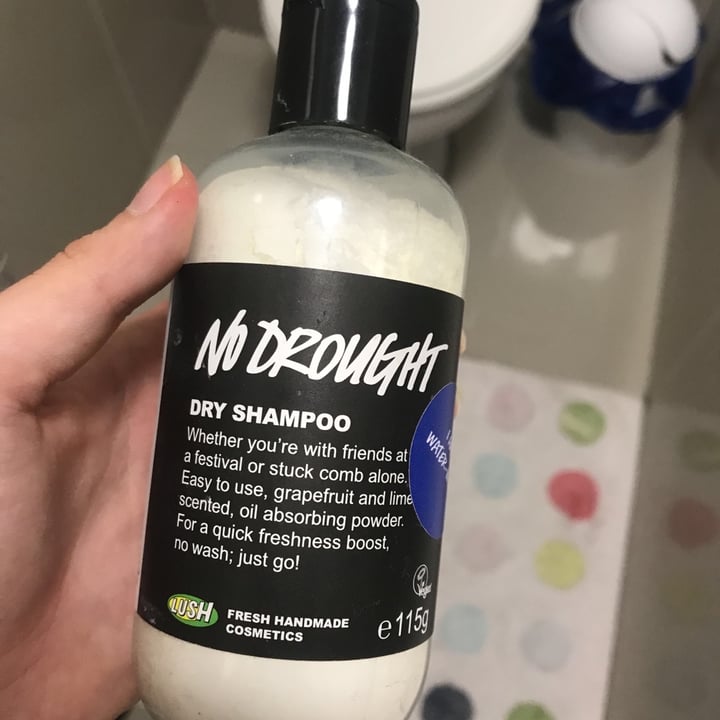 photo of LUSH Fresh Handmade Cosmetics No Drought Dry shampoo shared by @gtad20 on  05 Apr 2020 - review