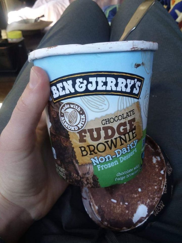 photo of Ben & Jerry's Chocolate Fudge Brownie Non-Dairy Ice Cream shared by @earthtoerikka on  12 Apr 2020 - review
