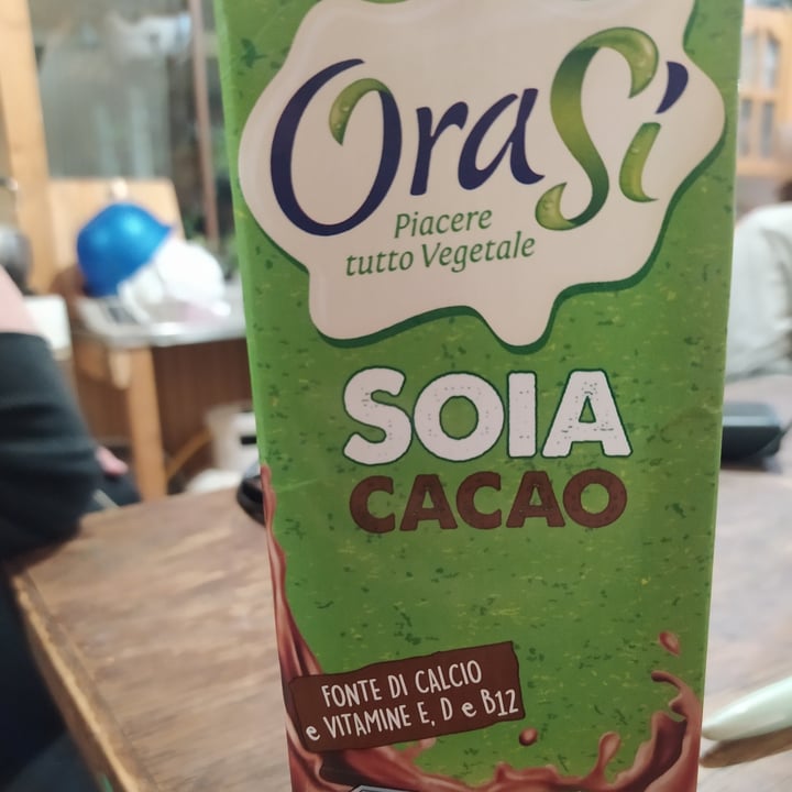 photo of OraSí Cocoa soy milk shared by @catacalmate on  15 Nov 2021 - review