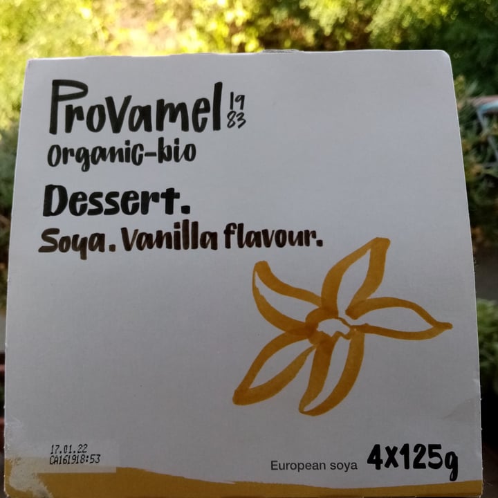 photo of Provamel Dessert soya vanilla flavour shared by @valeveg75 on  29 Aug 2021 - review
