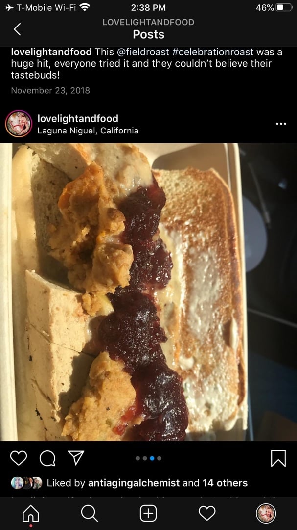 photo of Veggie Grill Thanksgiving meal shared by @nikkileighh on  09 Apr 2020 - review