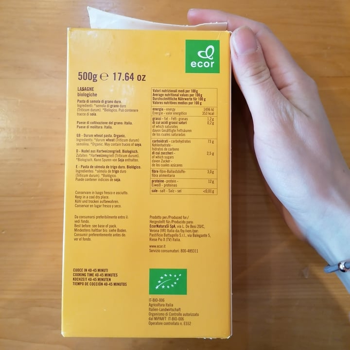 review photo of Ecor Lasagne shared by @susy49 on 27 Apr 2021 - review