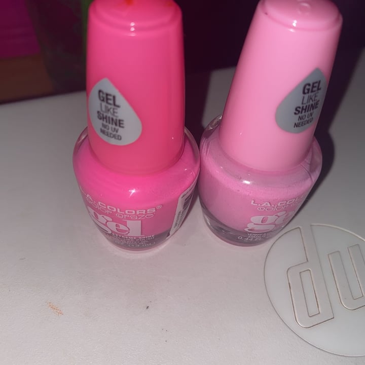 photo of L.A. COLORS Gel Extreme Shine Nail Polish shared by @angelanicolexo on  23 Feb 2021 - review