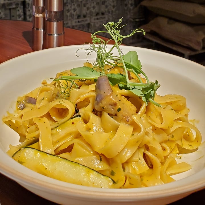 review photo of KOKO Coffee Roasters Fettuccine with eggplant, zucchini & pumpkin sauce shared by @amieelam on 25 May 2021 - review