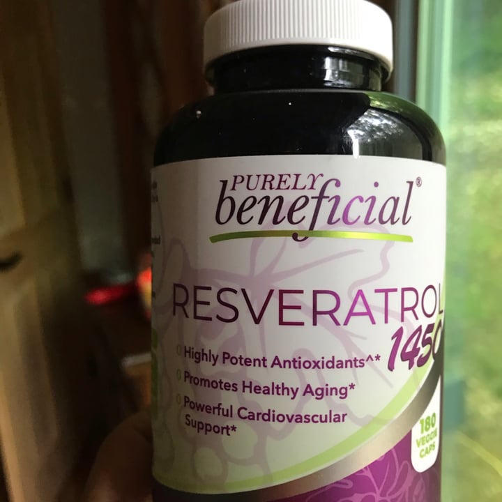 photo of Purely Beneficial Resveratrol 1450 shared by @lindalcarter8 on  15 Aug 2020 - review