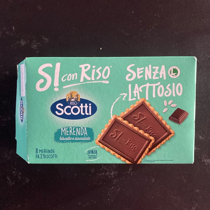 review photo of Sì Con Riso Biscotto con tavoletta di cioccolato fondente shared by @alessiaaap on 27 Sep 2022 - review