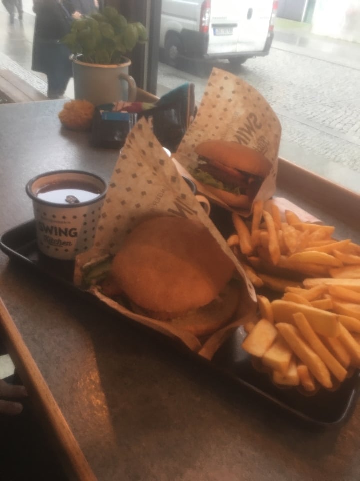 review photo of Swing Kitchen Vienna burger shared by @fallonhayes on 07 Jan 2020 - review