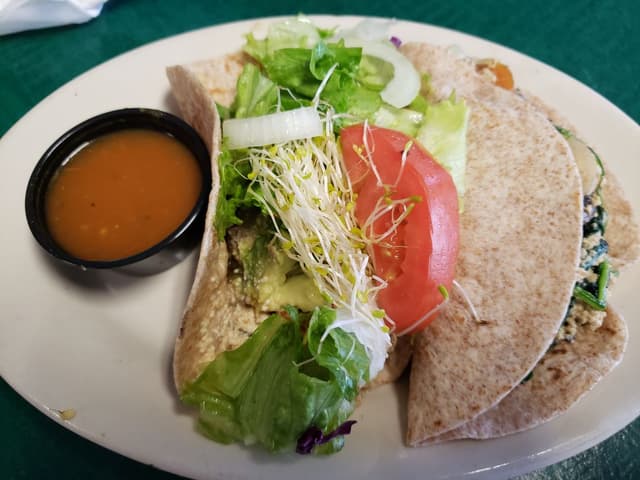 Foto do prato “Vegan Taco Flaco”