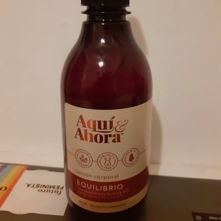 review photo of Aquí & ahora Loción Corporal shared by @veganapiola on 15 Jan 2021 - review