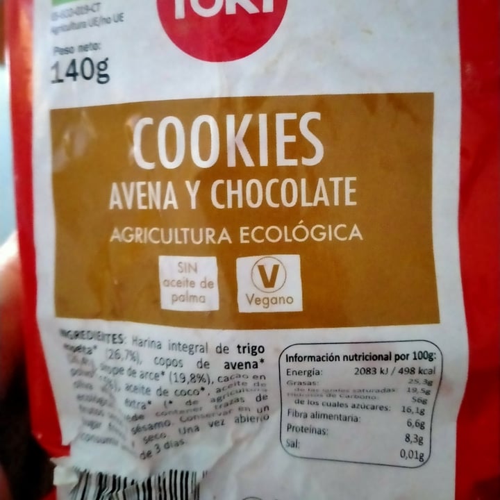 review photo of Toki cookies de avena y chocolate shared by @gredador on 23 Aug 2022 - review