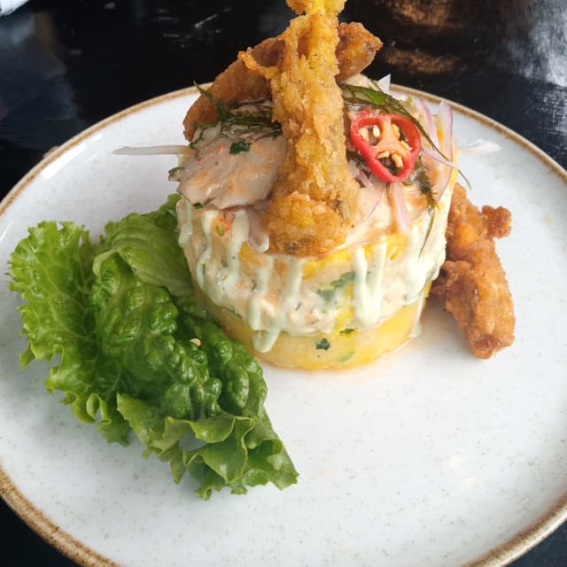 Photo of the dish “Causa Acevichada”