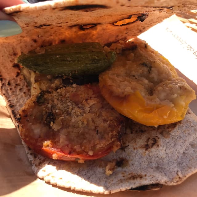 Photo du plat “Piada con gratinati”