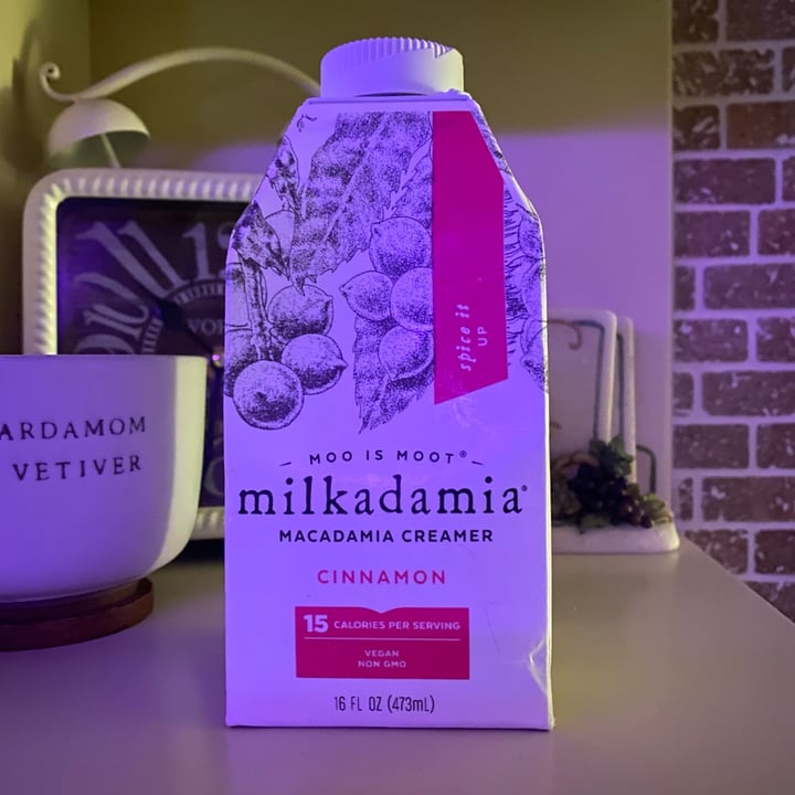 photo of Milkadamia Macadamia creamer cinnamon shared by @yarilovezzucchini on  04 Sep 2022 - review