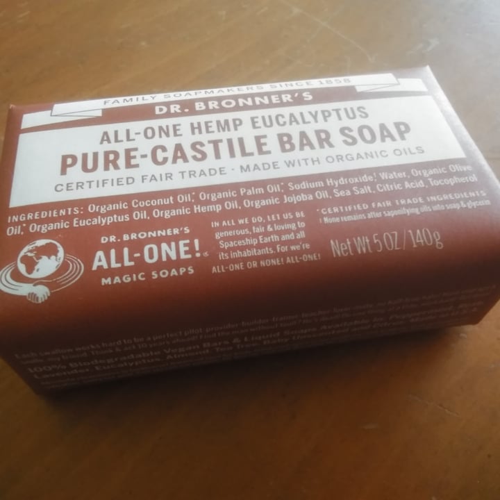 Dr. Bronner's Hemp Eucalyptus Bar Soap Review abillion